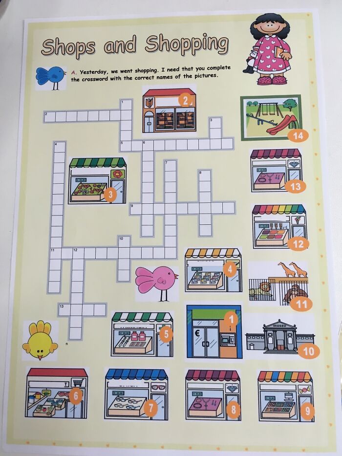 I Tutor Esl Kids, And This Is The Worksheet I Was Given To Use. The Clip Art Was An Instant Red Flag, But It Got So Much Worse.