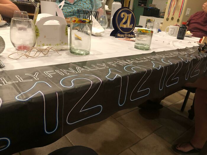 Supposed To Be Finally 21 But Spacing Makes It Looks Like A 12