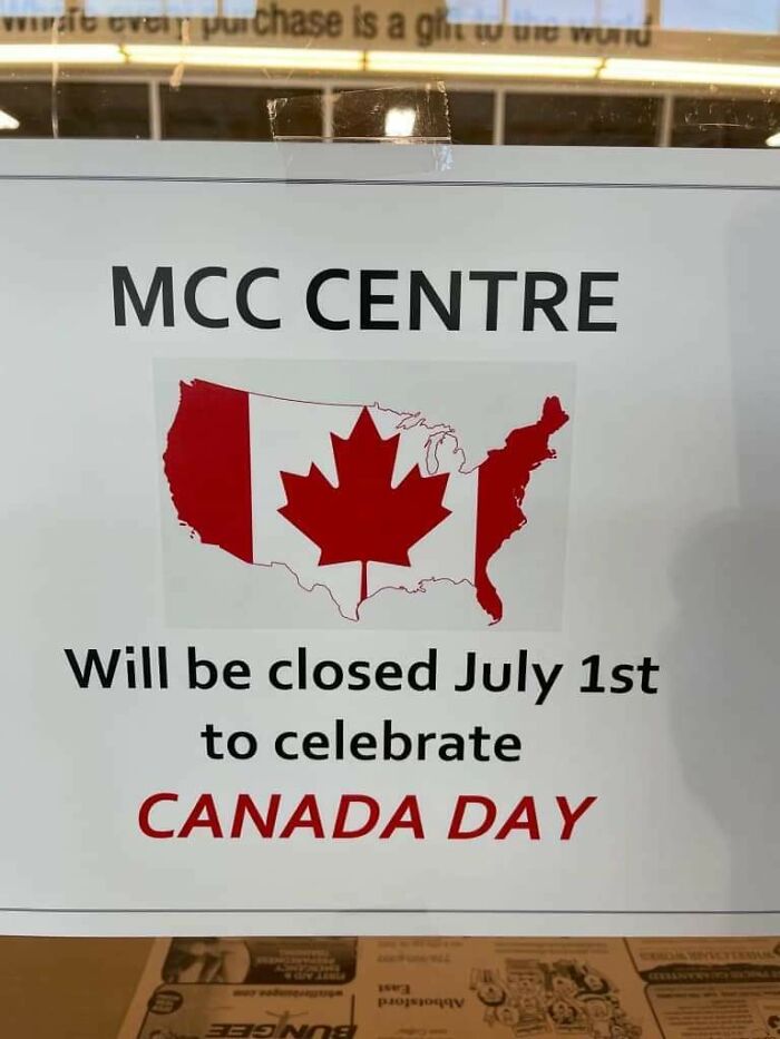 Canada ? Day.. A Thrift Store's Sign In Abbotsford, Bc