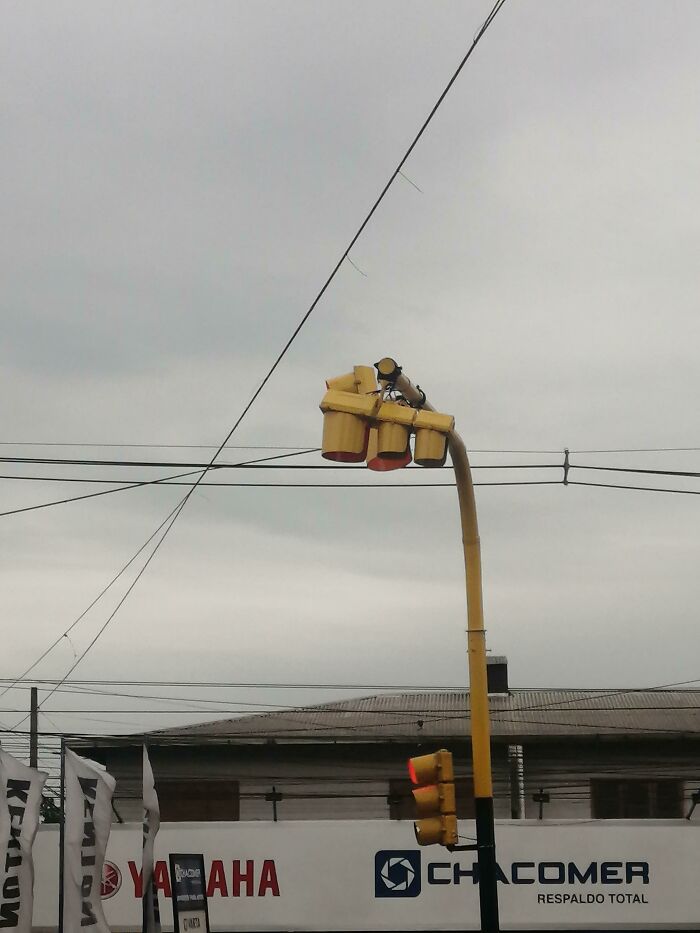 Depressed Traffic Light