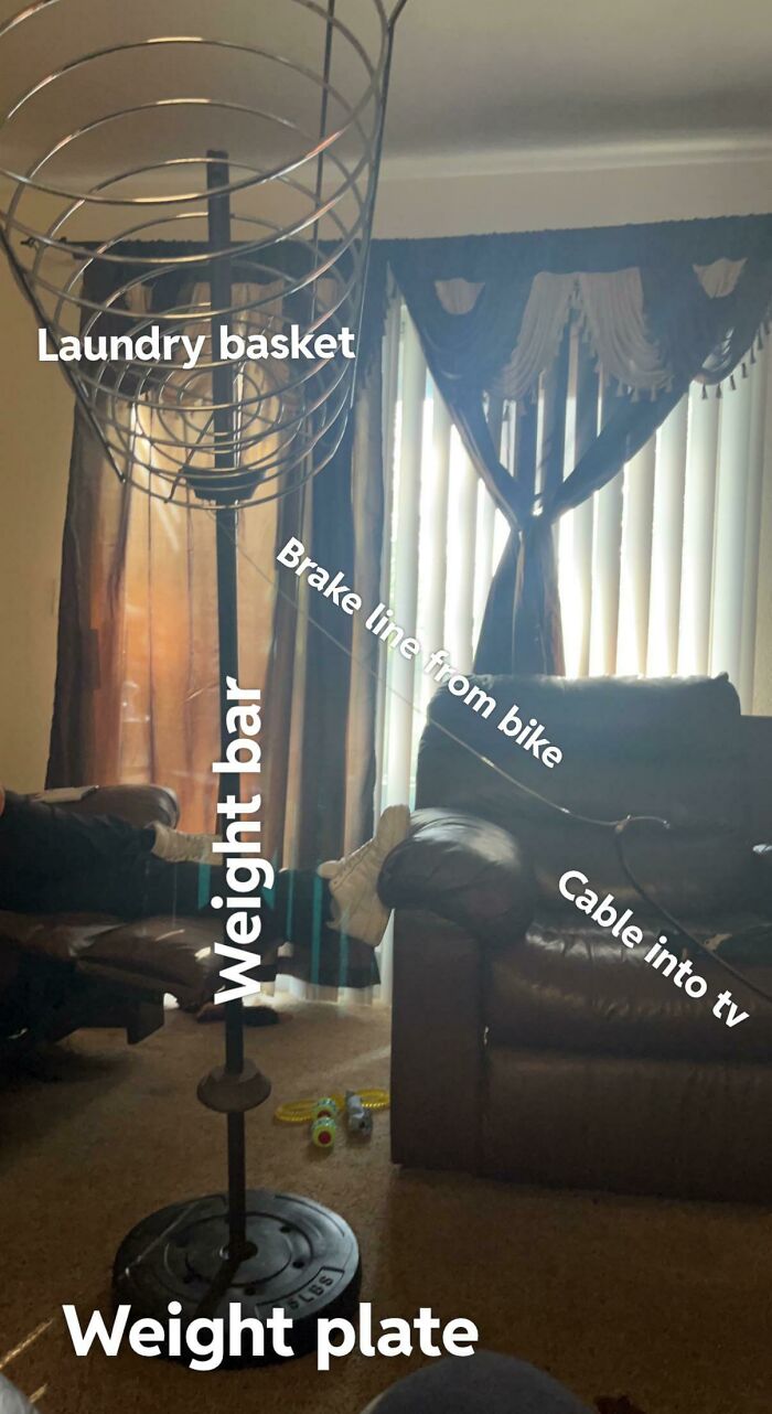 My Brother’s Homemade Antenna