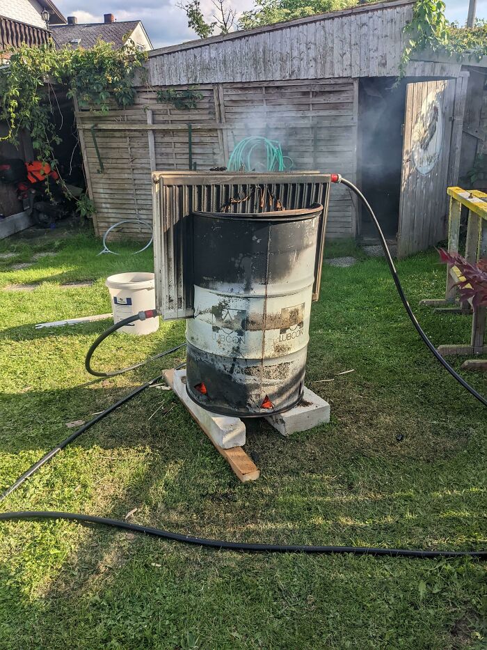 Redneck Pool Heater