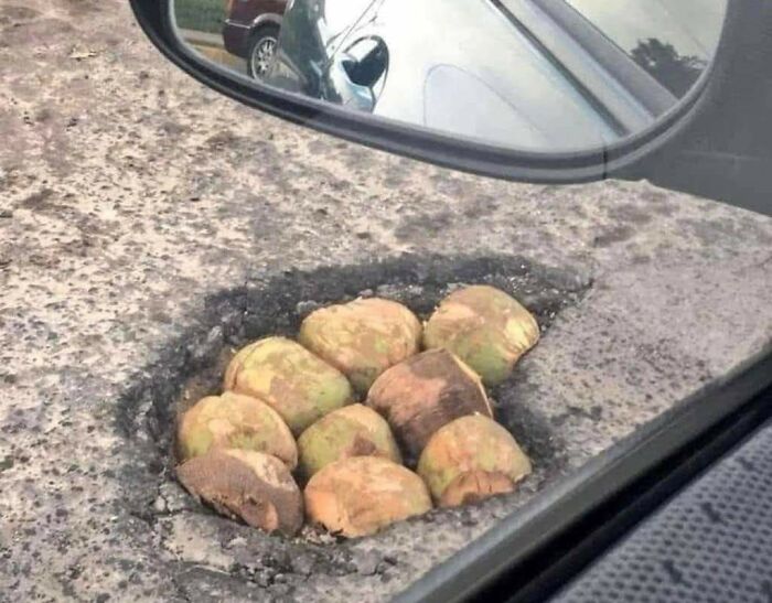 To Fix A Pothole In A Tropical Island