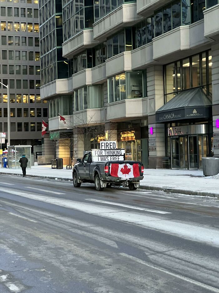 “Freedom Fighter” Loses Job While Occupying Ottawa