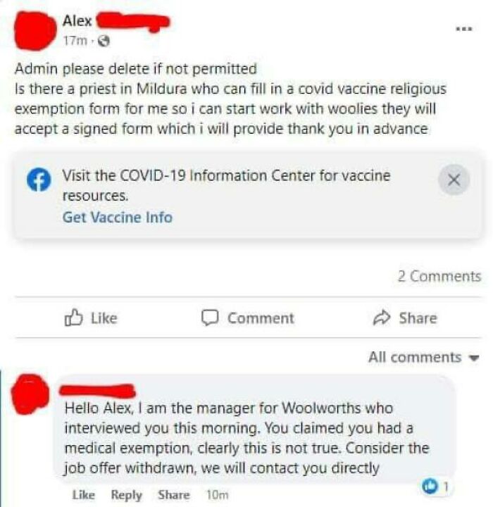 Maybe The Priest Can Give Alex His Last Rites Because Woolies Just Smoked Him