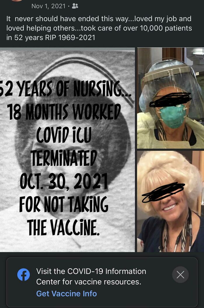 Another Nurse Let Go. Oh Well