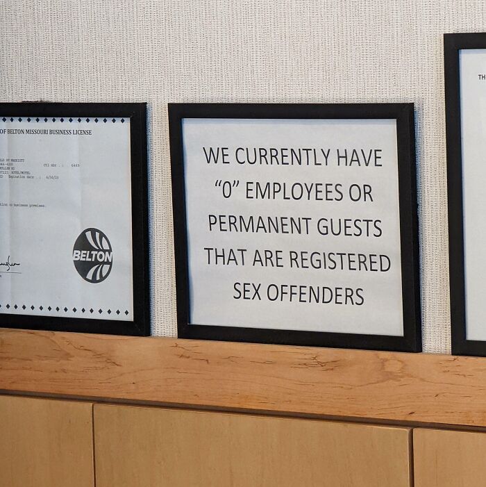 This Sign At A Hotel I Stayed In Last Night