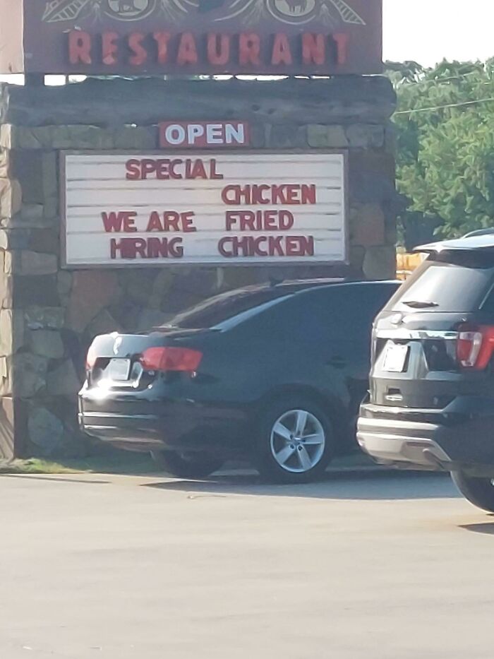 We Are Fried. Hiring Chicken