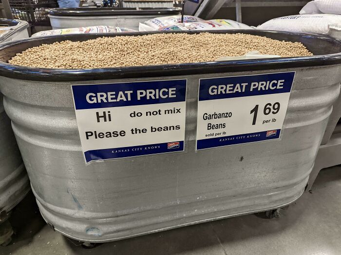 Hi Do Not Mix Please The Beans