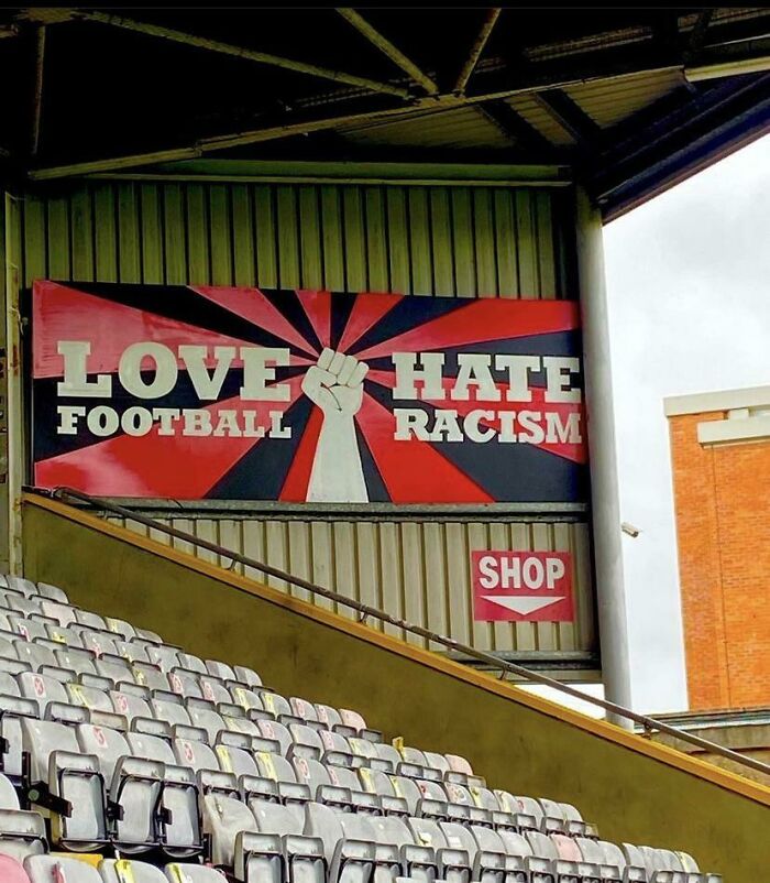 My Local Football Club With An Interesting Message