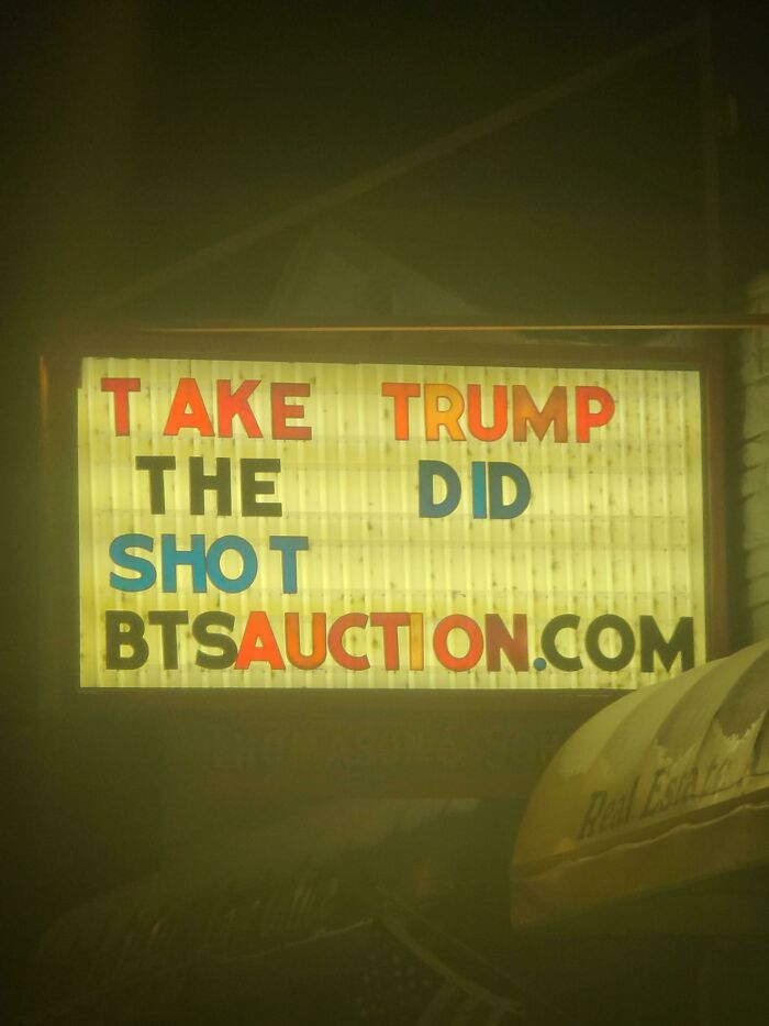 Take Trump The Did Shot