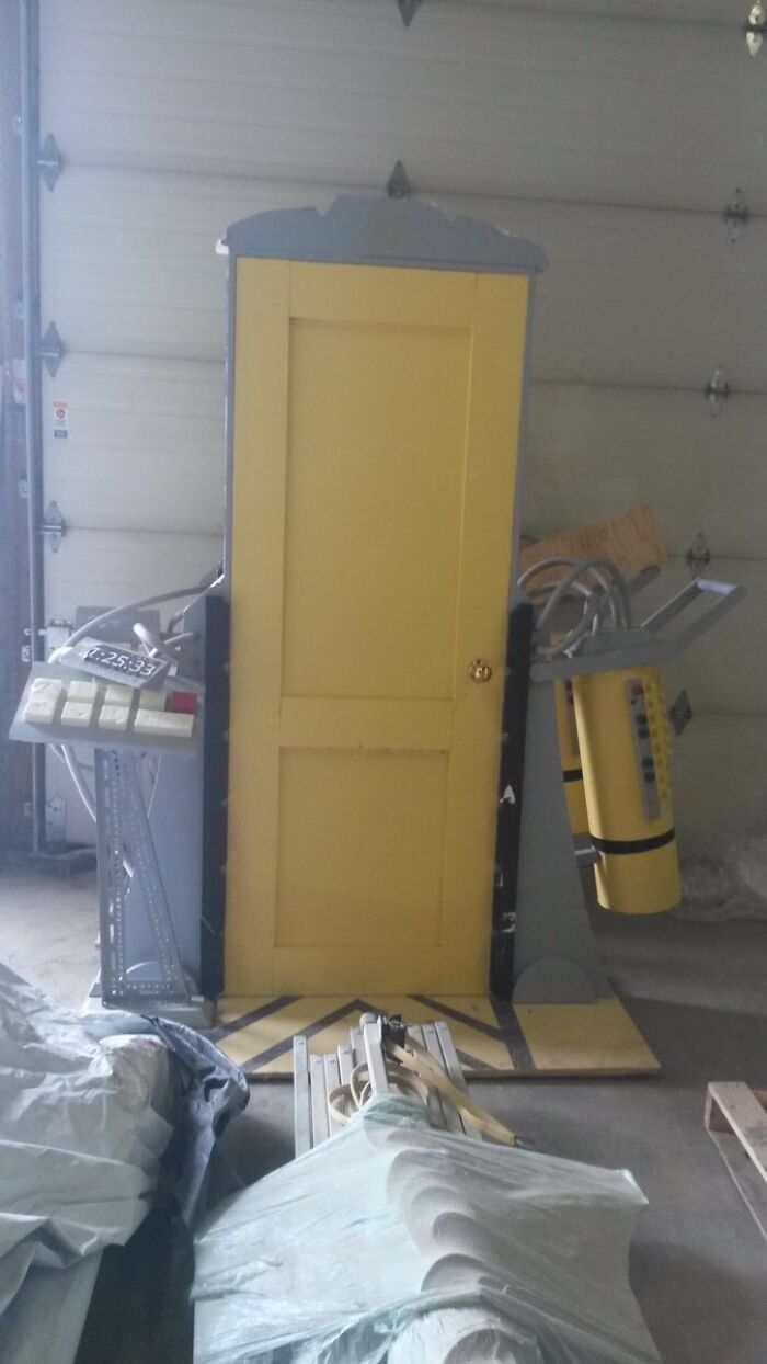 We Have A 23-19! My Friend Found A Monsters Inc. Door While Doing A Recent Renovation