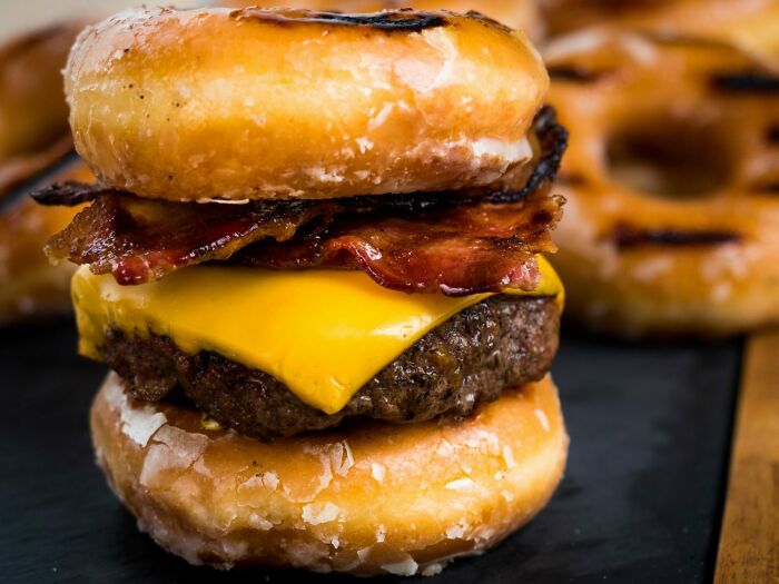 The Luther Burger. Between 8-1500 Calories. I Ate Two In One Sitting When I Was Probably Around 15