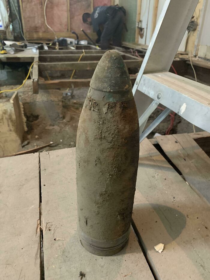 Found This While Renovating. Any Idea? Bomb Squad On The Way
