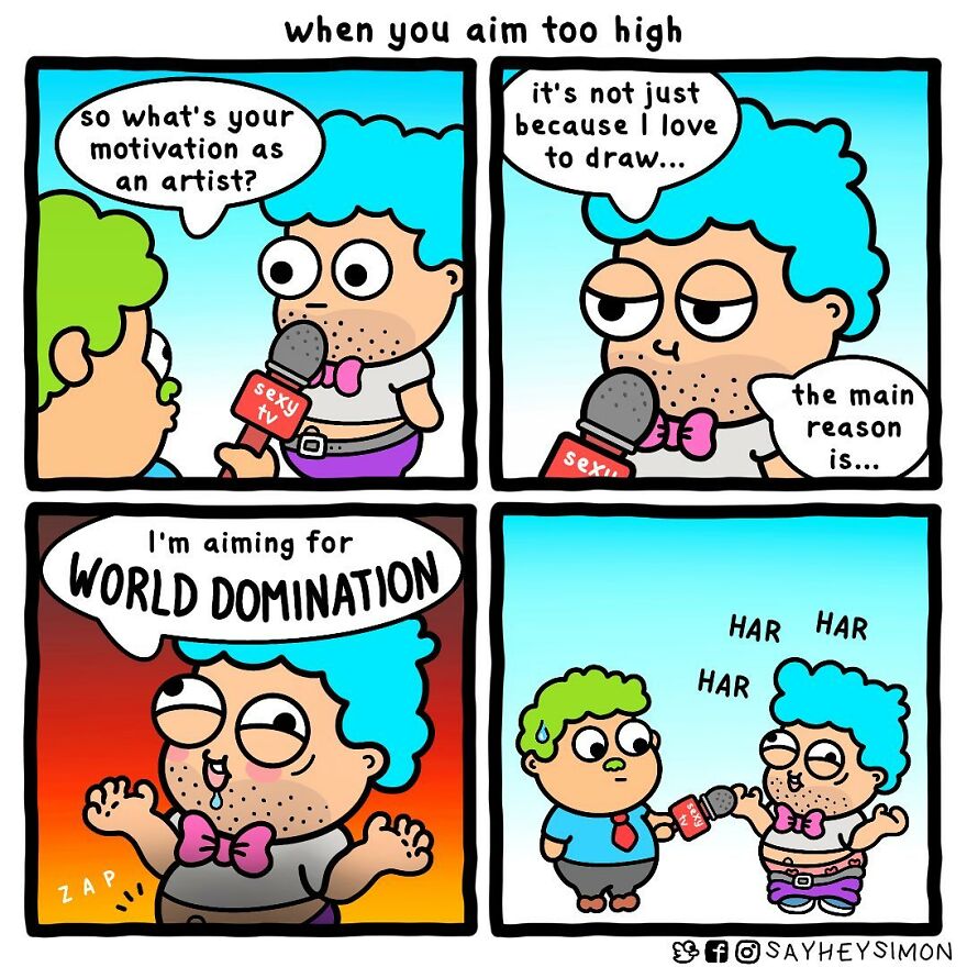 Impossible Not To Laugh With The Colorful And Funny Comics Of “Say Hey Simon Comics” (New Pics)