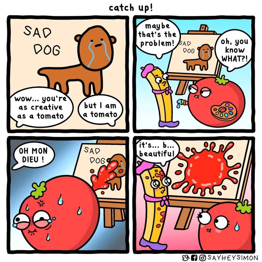 Impossible Not To Laugh With The Colorful And Funny Comics Of “Say Hey Simon Comics” (New Pics)