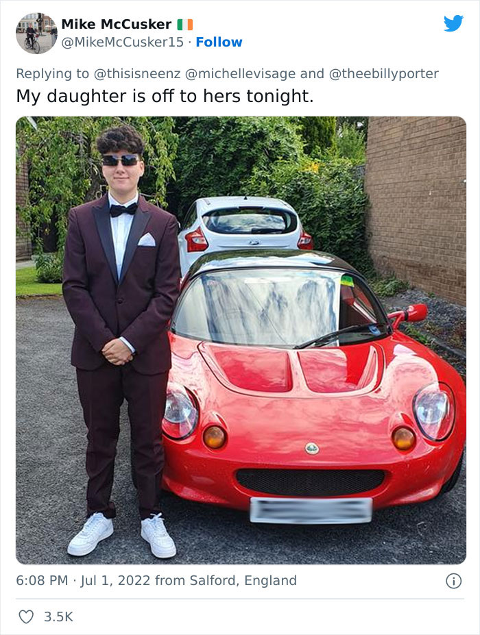 Supportive Mom Shares Pics Of Son Wearing A Dress For Prom, Inspiring Others To Accept And Celebrate Their Children - 8