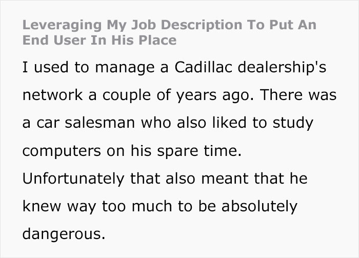 Management Brushes Off This Guy’s Concerns About A Certain Employee, So He Places Every Possible Restriction On His Computer - 2