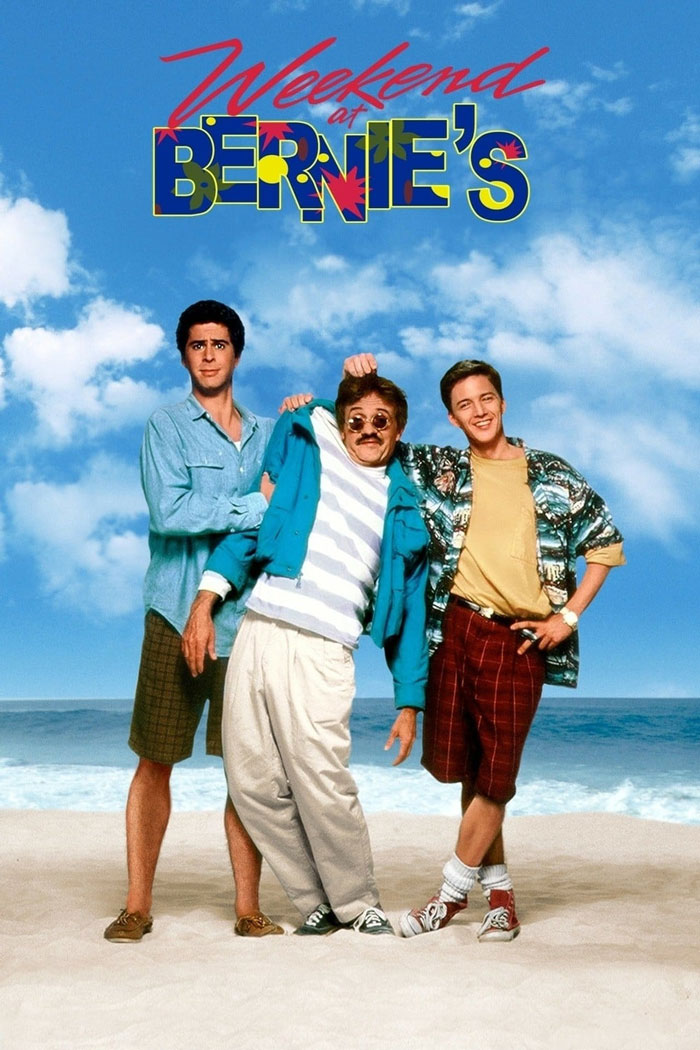 Movie poster for "Weekend At Bernie's"