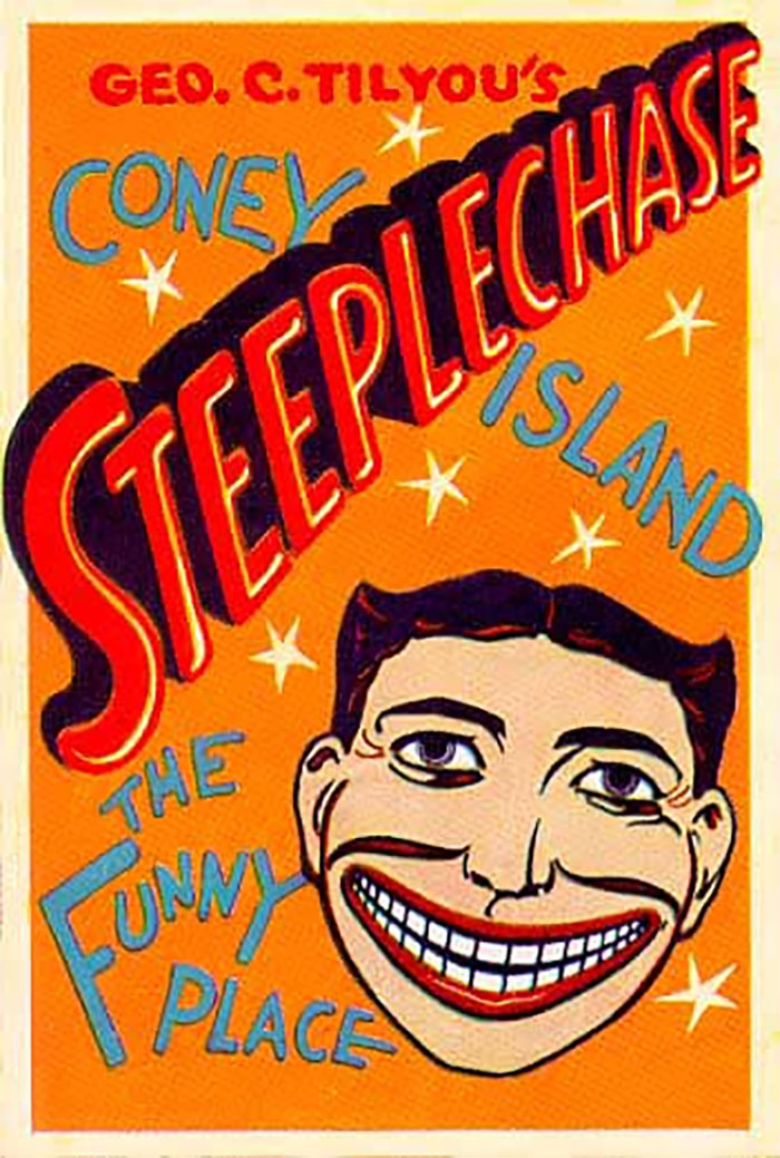 Poster From George C. Tilyou’s Steeplechase Park Circa 1905.