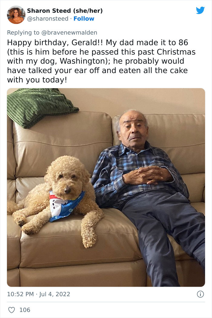 68K People Send ‘Happy Birthday’ Messages To Man Turning 104 After His Son Decided It’d Be A “Fun And Different” Gift - 12