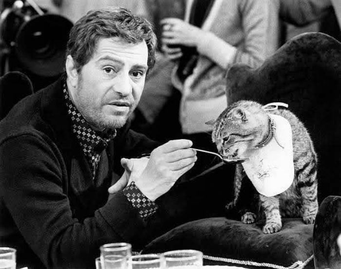 Italian Actor Nino Manfredi, 1975