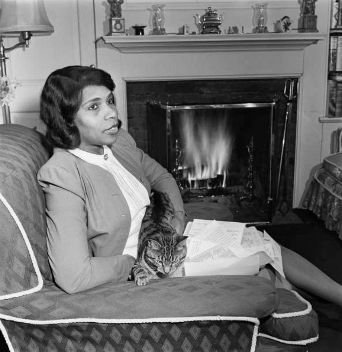 American Contralto Marian Anderson, 1950