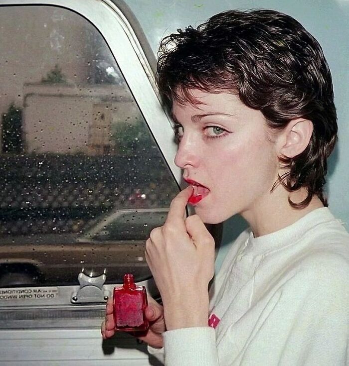 Madonna On A Bus In New York, 1979 (Photographed By Her Then Boyfriend, Dan Gilroy)