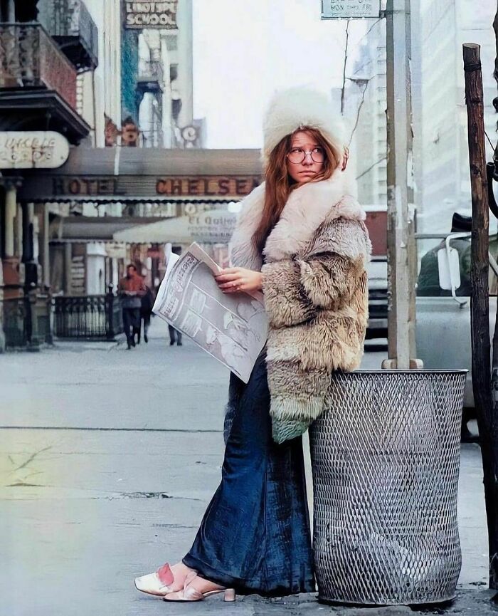 Janis Joplin At The Chelsea Hotel, NYC, 1969