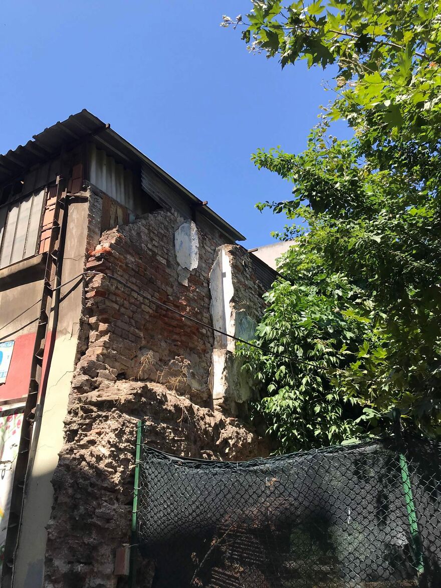 A House Built Within A Byzantine Church