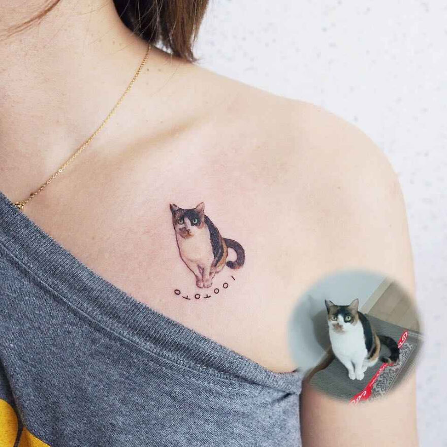 How Much Do People Love Cats? These Tattoos Show Examples Of That