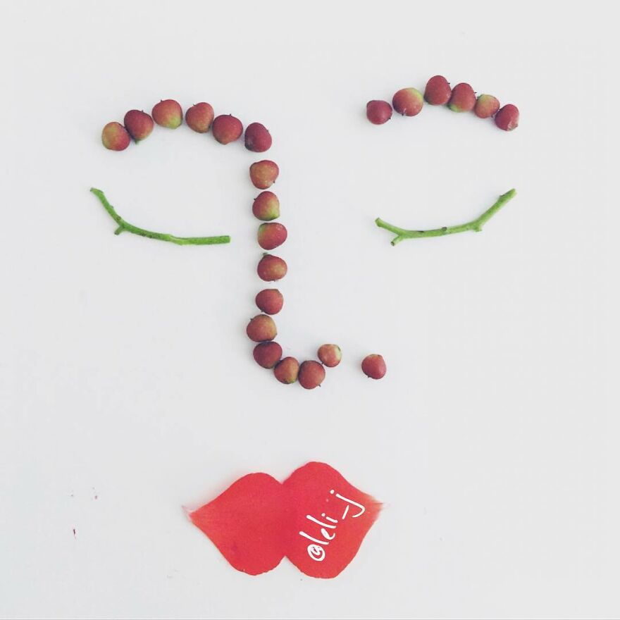 I Use Dried And Fresh Flowers To Create Gorgeous One-Time Illustrations