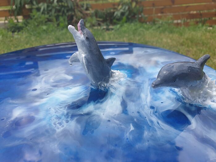 I Create Coffee Tables With Sculpted And Finely Painted Marine Creatures And Corals (13 Pics) - 8