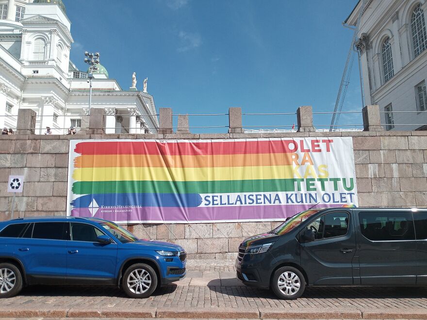 I Just Wanna Show Some Cute Moments At The Helsinki Pride Walk Today (9 Pics)