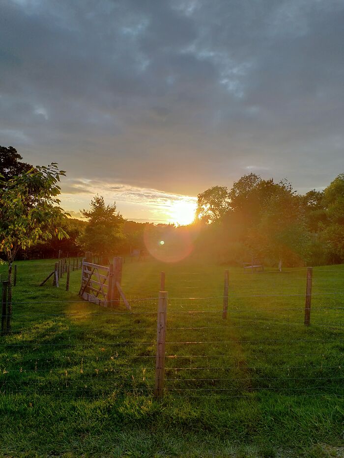 Sorry To Post Again, But This Is A Photo I Took Of A Sunset In Somerset, Near Bath