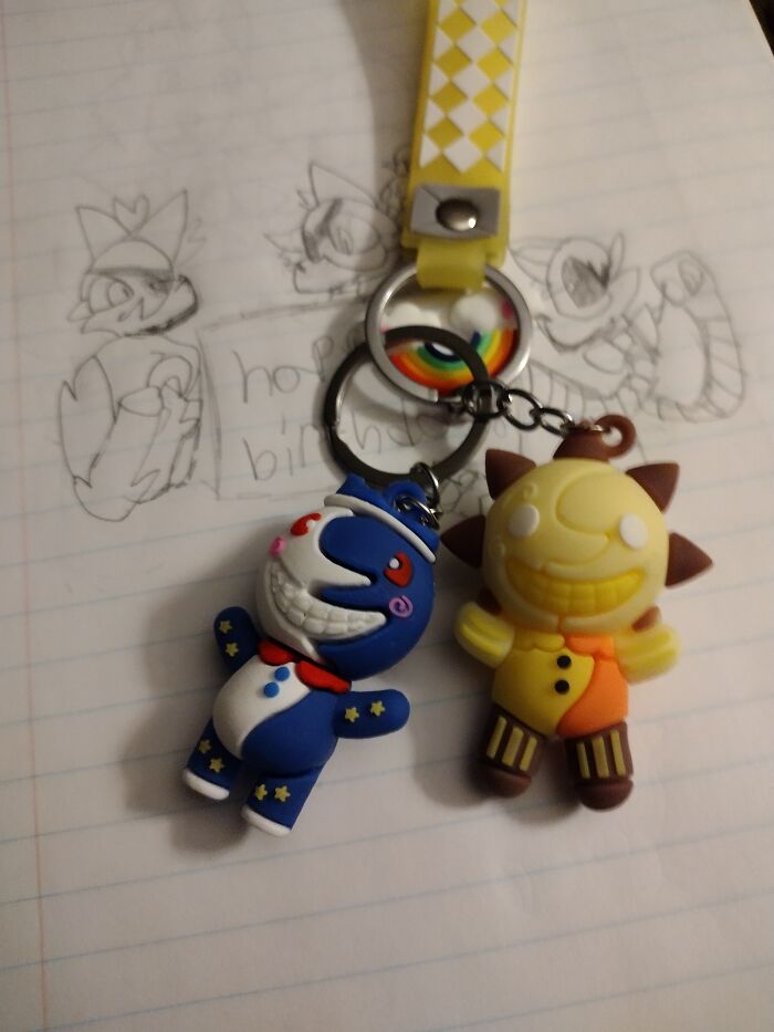 Sun And Moon Keychains I Actually Really Like Them Tho