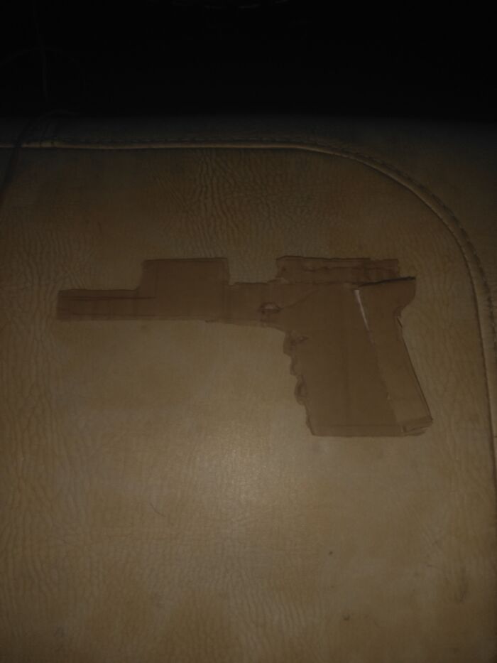 A Pistol. Colt M1911 To Be Specific