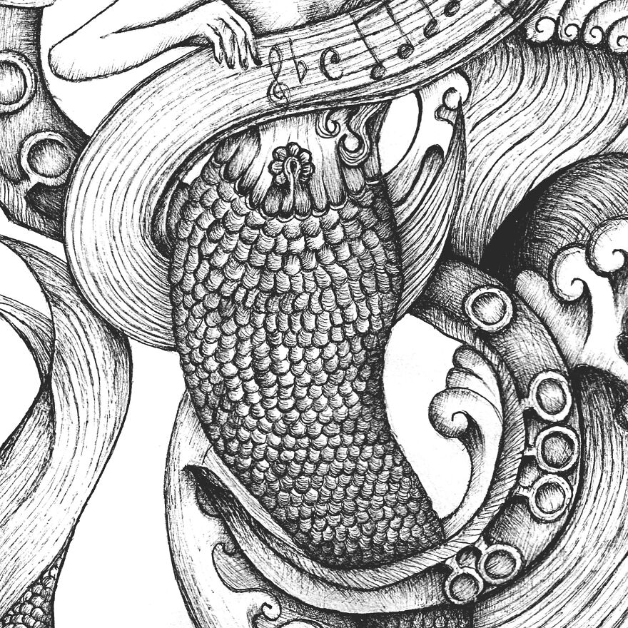 La Tempesta Di Mare: My Illustration Inspired By Vivaldi