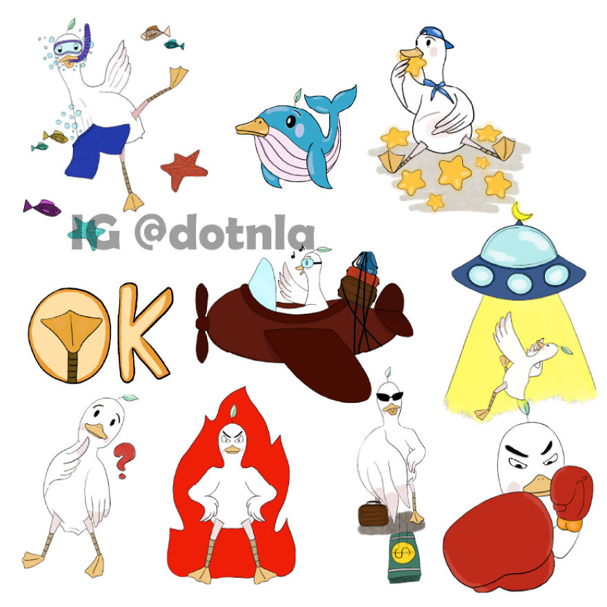 I Designed A Duck Character Named Doo Doo