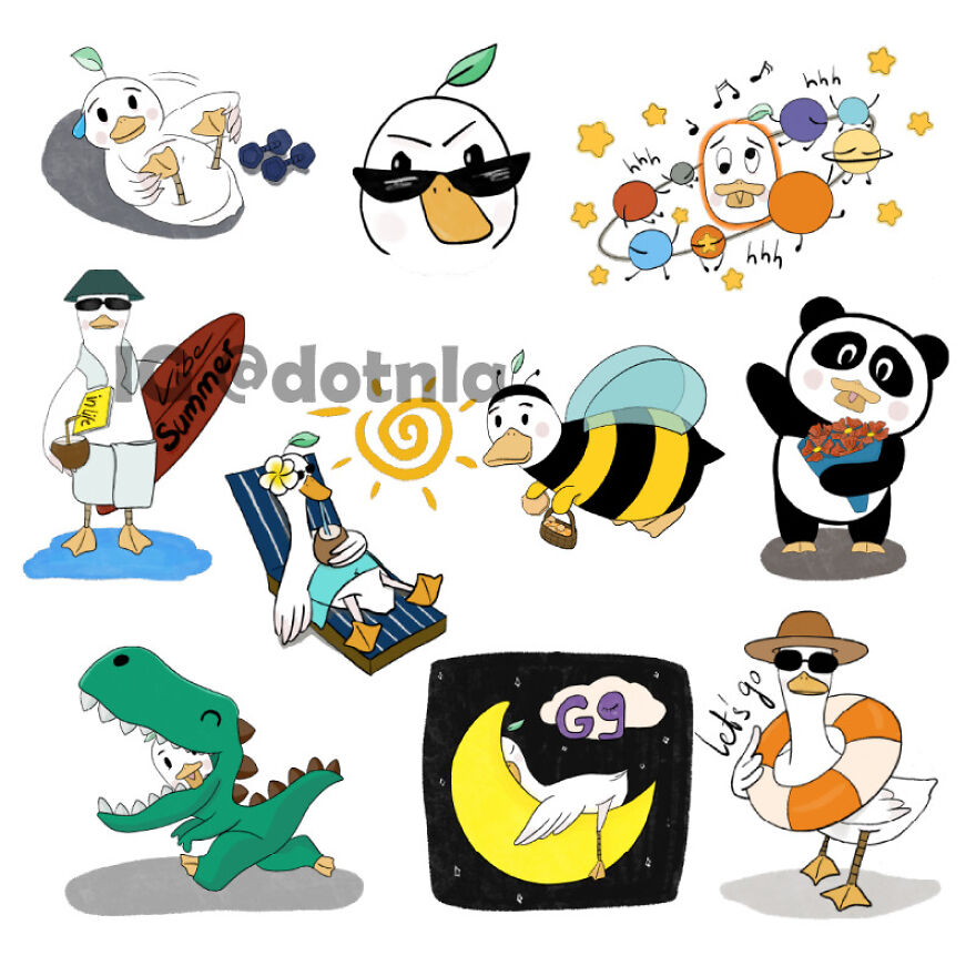 I Designed A Duck Character Named Doo Doo