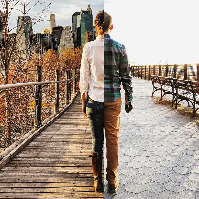 Meet Becca And Dan, A Couple Who Travel The World Apart But Make Their Photos Bring Them Together