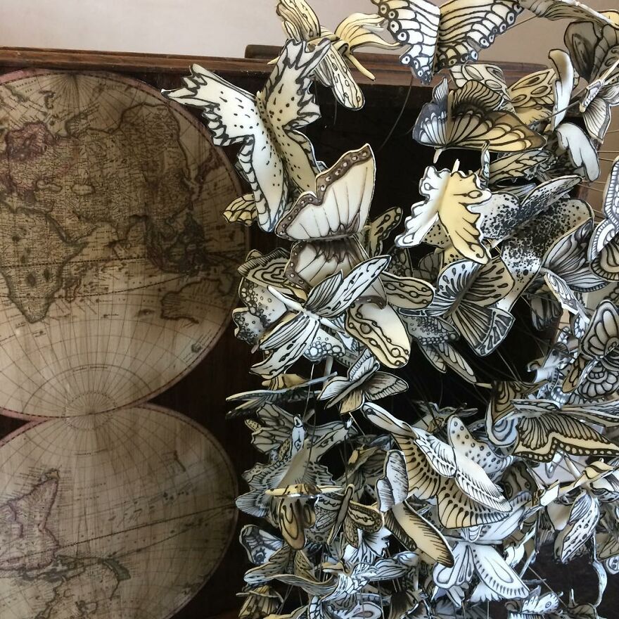 Meet Katharine's Porcelain Work
morling That Appear To Be Made Of Paper