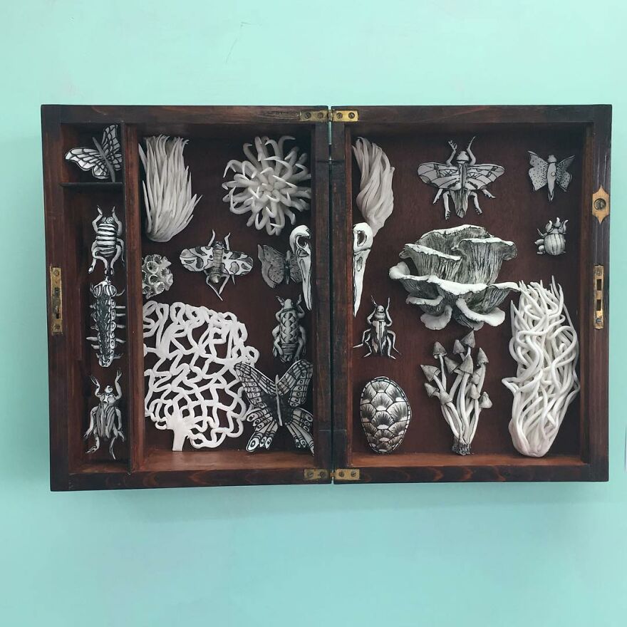 Meet Katharine's Porcelain Work
morling That Appear To Be Made Of Paper