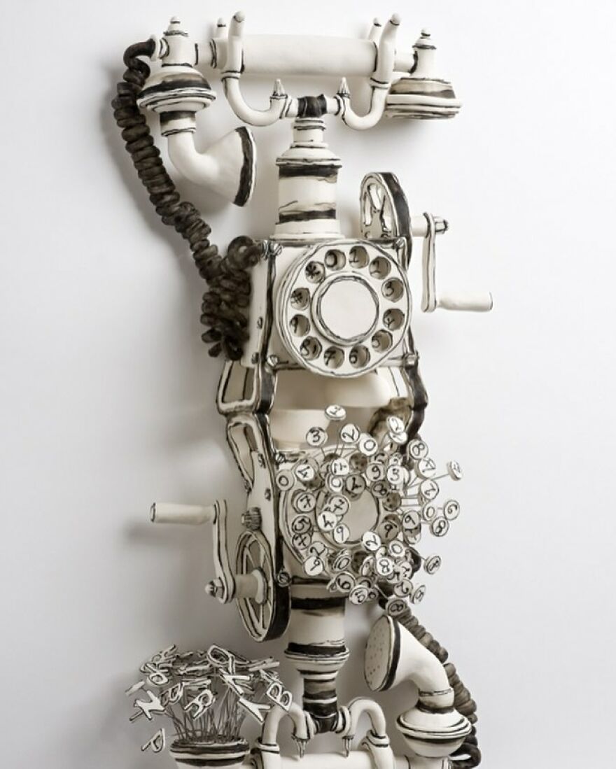 Meet Katharine's Porcelain Work
morling That Appear To Be Made Of Paper