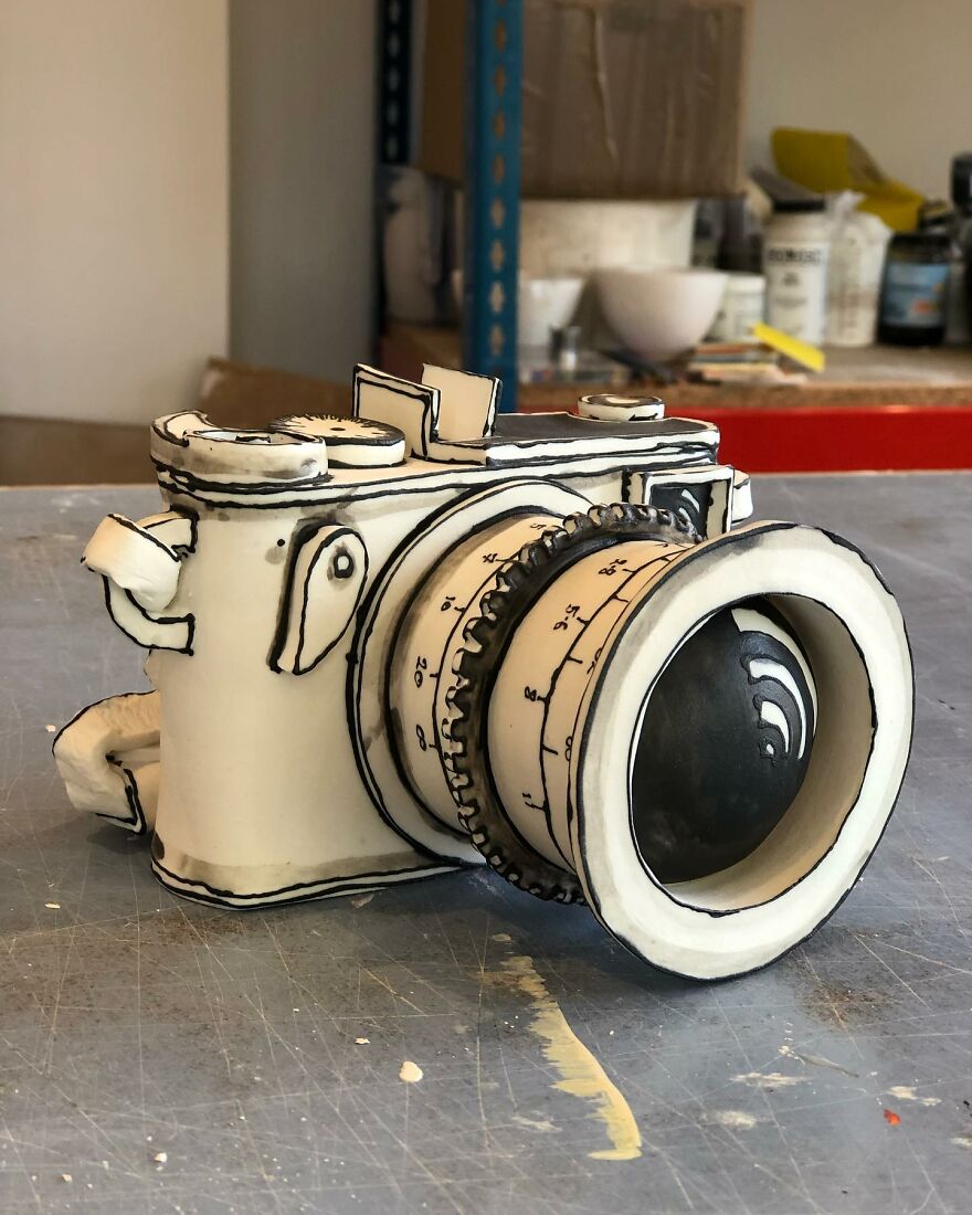 Meet Katharine's Porcelain Work
morling That Appear To Be Made Of Paper