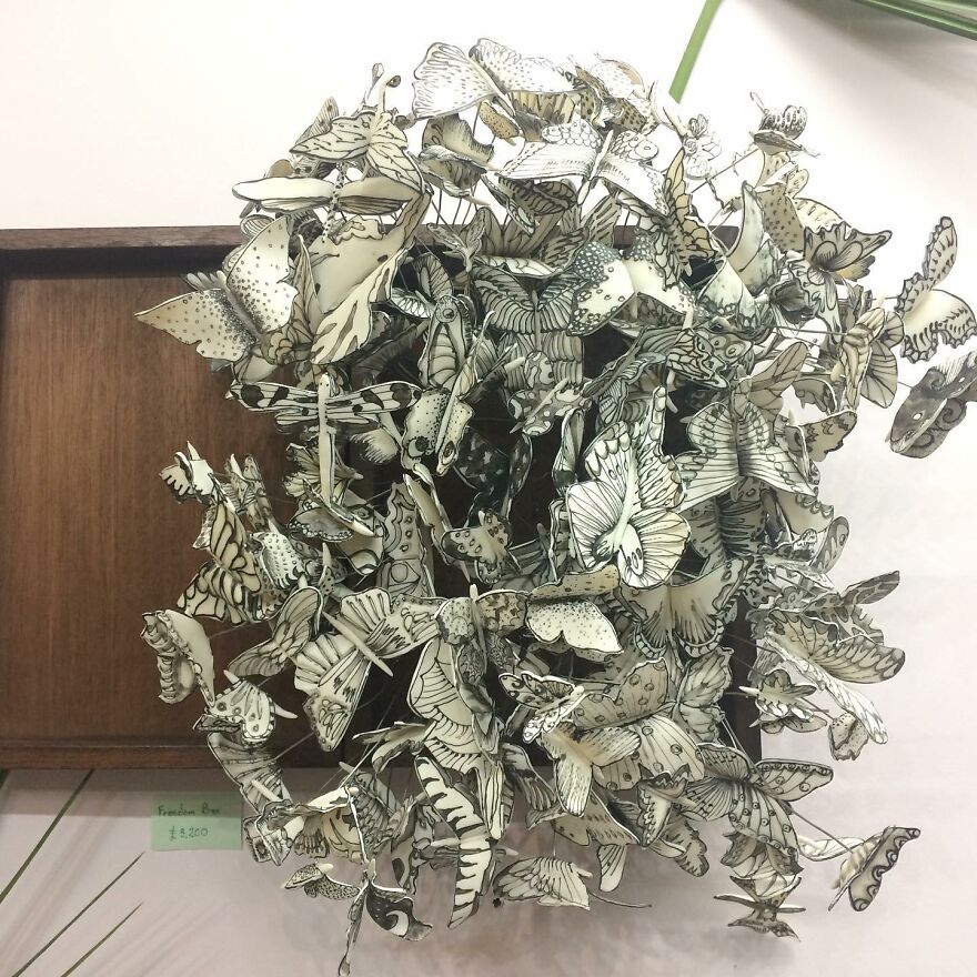 Meet Katharine's Porcelain Work
morling That Appear To Be Made Of Paper