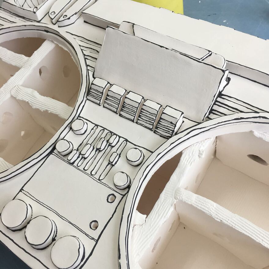 Meet Katharine's Porcelain Work
morling That Appear To Be Made Of Paper