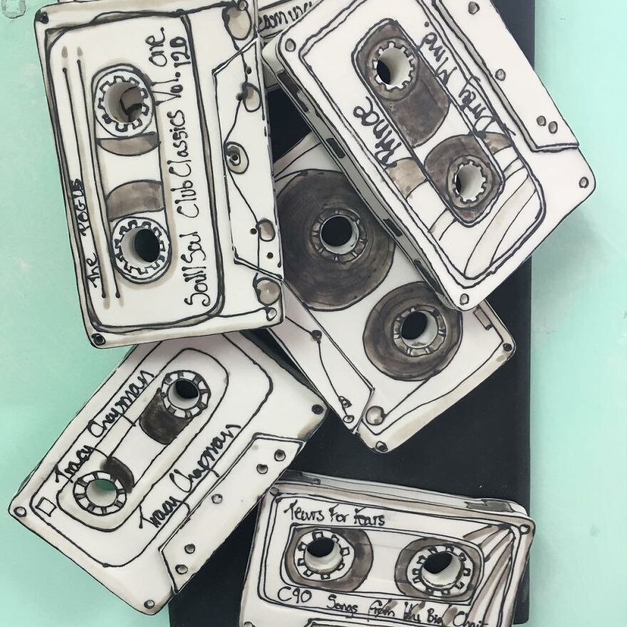 Meet Katharine's Porcelain Work
morling That Appear To Be Made Of Paper