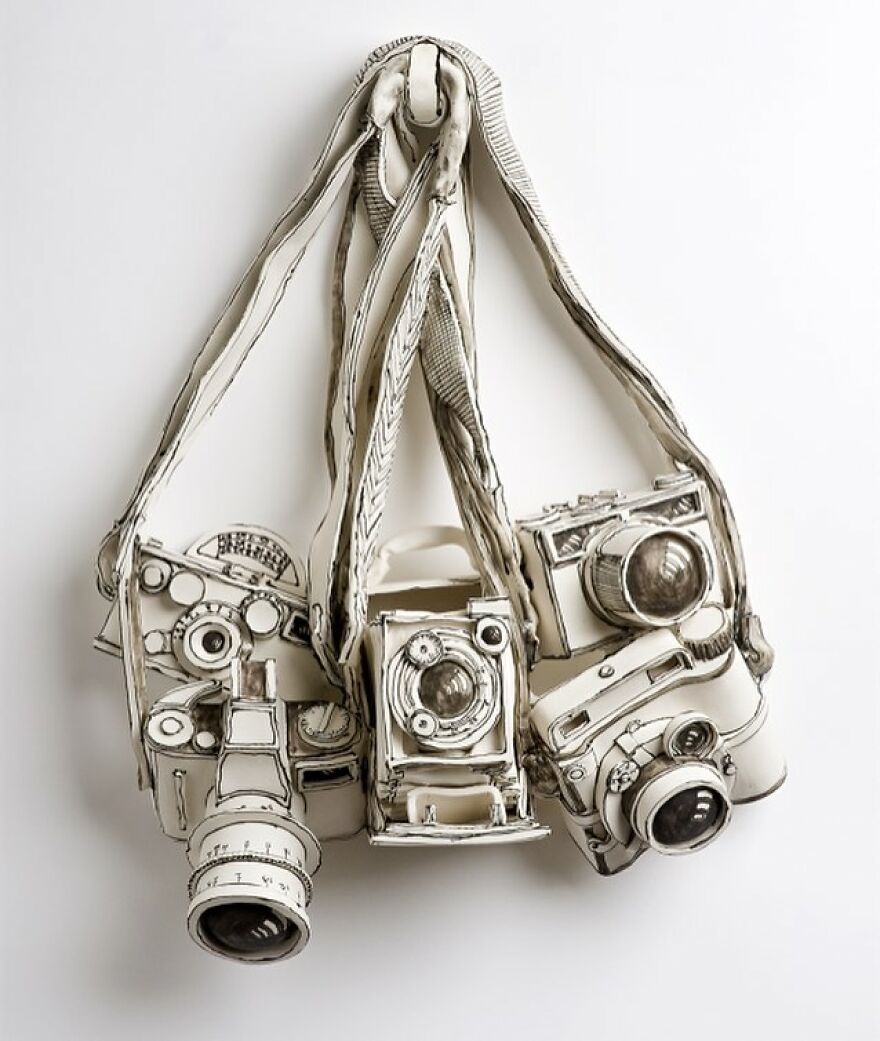 Meet Katharine's Porcelain Work
morling That Appear To Be Made Of Paper