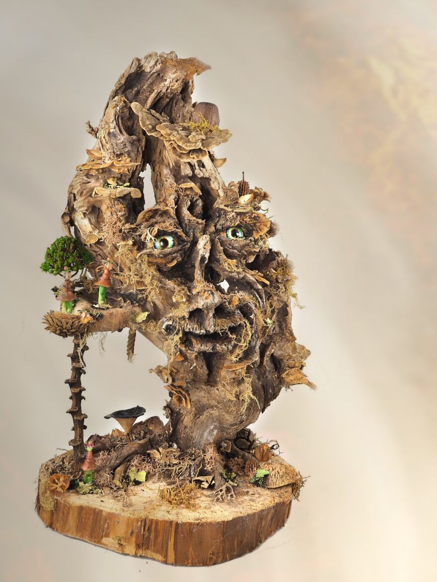 I'm Always On The Hunt For Nice Pieces Of Wood, They Take A Long Time To Dry And Treat. But Then You Can Make A Greenman, Protector Of The Forest